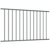 vidaXL Panneau de cl&ocirc;ture en acier thermolaqu&eacute; 1,63 x 1 m Anthracite