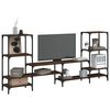 vidaXL Meuble TV ch&ecirc;ne marron 206,5x28,5x95 cm bois d'ing&eacute;nierie