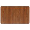 vidaXL Établi marron foncé bois de chêne massif rectangulaire