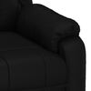 vidaXL Fauteuil de massage Noir Similicuir