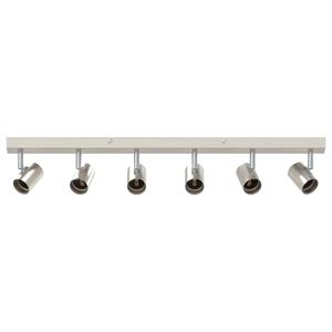vidaXL Spot de plafond Nickel 73 x 6,5 x 11,5 cm m&eacute;tal