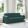 vidaXL Canap&eacute; Vert fonc&eacute;