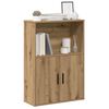 vidaXL Biblioth&egrave;que ch&ecirc;ne artisanal 60x24x85 cm bois d'ing&eacute;nierie