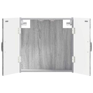vidaXL Cabinet pour cible HOORN Sonoma gris 52,5 x 10,5 x 53,5 cm