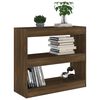 vidaXL Biblioth&egrave;que/S&eacute;parateur de pi&egrave;ce ch&ecirc;ne marron 80x30x72 cm