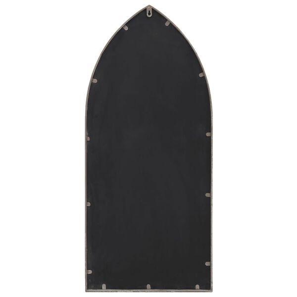 vidaXL Miroir de jardin Sable 70x30 cm Fer pour utilisation ext&eacute;rieure