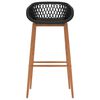 vidaXL Ensemble de bar 7 pcs Noir
