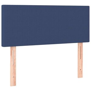 vidaXL T&ecirc;te de lit Bleu 90x5x78/88 cm Tissu