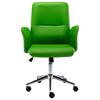 vidaXL Chaise de bureau Similicuir Vert