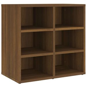 vidaXL Armoire &agrave; chaussures Ch&ecirc;ne marron 52,5x30x50 cm