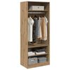 vidaXL Garde-robe ch&ecirc;ne artisanal 80x50x200 cm bois d'ing&eacute;nierie
