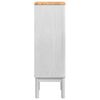 vidaXL Armoire de salle de bain avec tiroir Blanc 35 x 30 x 90 cm