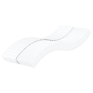 vidaXL Matelas en mousse pour enfants blanc 80x160 cm duret&eacute; H2 H3