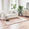 vidaXL Tapis en Fourrure Synth&eacute;tique de Lapin Olite Taupe 160 x 230 cm