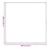 vidaXL B&acirc;che avec &oelig;illets Transparent 2 x 2 m Poly&eacute;thyl&egrave;ne