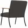 vidaXL fauteuil Gris fonc&eacute; 59 x 75 x 78 cm