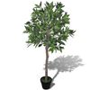 vidaXL Laurier artificiel avec Pot 120 cm