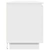 vidaXL Meuble TV avec LED Blanc 180 x 38 x 49 cm Bois d'ingénierie