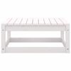 vidaXL Salon de jardin 7 pcs Blanc Bois de pin massif