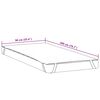 vidaXL Prot&egrave;ge-matelas blanc 90x200 cm imperm&eacute;able