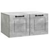 vidaXL Meuble TV mural Gris b&eacute;ton 59,5 x 41 x 30 cm Bois d'ing&eacute;nierie