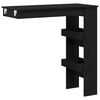 vidaXL Table de Bar Murale 102 x 45 x 103,5 cm Bois d'ing&eacute;nierie