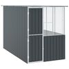 vidaXL Cage pour oiseaux Anthracite 165 x 318 x 200 cm Acier galvanis&eacute;