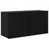 vidaXL Unit&eacute; murale de TV 5 pcs Ch&ecirc;ne noir Bois d'ing&eacute;nierie