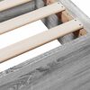 vidaXL Cadre de lit avec tiroirs sans matelas sonoma gris 150x200 cm