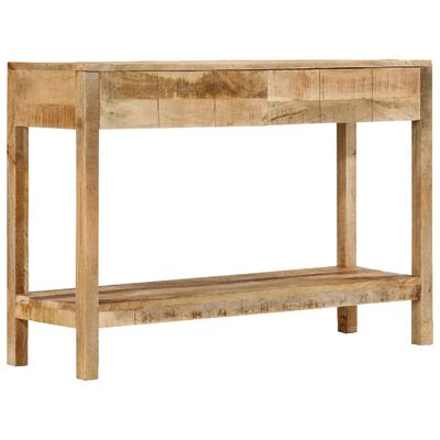 vidaXL Table console et 2 tiroirs 110x35x75 cm bois de manguier solide