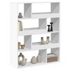 vidaXL Cloison de s&eacute;paration blanc 100x33x125,5 cm bois d'ing&eacute;nierie
