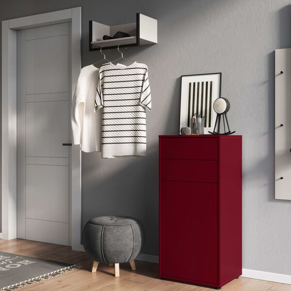 Germania Armoire &agrave; chaussures GW-Madeo Rouge rubis