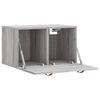 vidaXL Armoire murale Sonoma gris 60x36,5x35 cm Bois d'ing&eacute;nierie