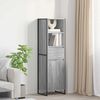 vidaXL Biblioth&egrave;que Gris Sonoma 43 x 36 x 150.5 cm Bois d'ing&eacute;nierie