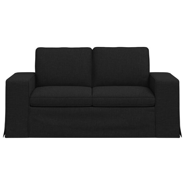 vidaXL Canap&eacute; 120cm Noir M&eacute;tал
