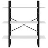 vidaXL Biblioth&egrave;que blanc 100x30x105 cm bois d&rsquo;ing&eacute;nierie