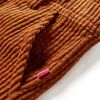 Pantalons pour enfants velours c&ocirc;tel&eacute; cognac 128