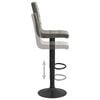 vidaXL Tabourets de bar lot de 2 gris fonc&eacute; velours