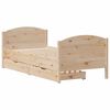 vidaXL Cadre de lit sans matelas 75x190 cm bois de pin massif