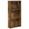 vidaXL Armoire murale de salle de bain Ch&ecirc;ne Fum&eacute; 30 x 10 x 60,5 cm