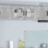 vidaXL Armoire de cuisine Gris b&eacute;ton 80 x 31 x 40 cm Bois d'ing&eacute;nierie