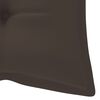 vidaXL Banc de jardin avec coussin 135 cm Bois d'acacia massif