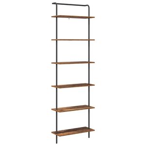 vidaXL &Eacute;tag&egrave;re 6 niveaux 60 x 24 x 203 cm Bois d'ing&eacute;nierie
