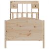 vidaXL Lit biblioth&egrave;que sans matelas 90x200 cm bois de pin massif