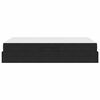 vidaXL Lit avec rangement et matelas Noir 120 x 200 cm Velours