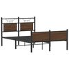 vidaXL Cadre de lit sans matelas ch&ecirc;ne marron 120x200 cm