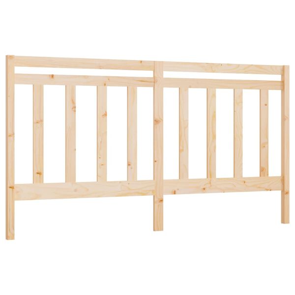 vidaXL T&ecirc;te de lit 206x4x100 cm Bois massif de pin