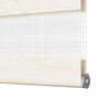 vidaXL Store z&egrave;bre beige marbr&eacute; largeur du tissu 135,9 cm polyester
