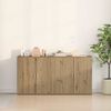 vidaXL Buffet 2 pcs Ch&ecirc;ne artisanal 79 x 38 x 80 cm Bois d'ing&eacute;nierie