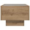 vidaXL Table basse ch&ecirc;ne artisanal 40 x 40 x 30 cm Bois d'ing&eacute;nierie